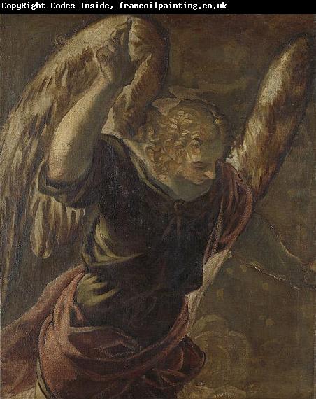 Jacopo Tintoretto Annunciation; the Angel